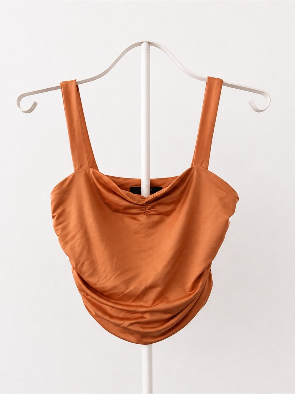 Orange tank top blouse